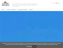 Tablet Screenshot of locandabelvederecourmayeur.com